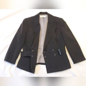 Tahari Ladies Black Blazer with Front Belt, Size 6